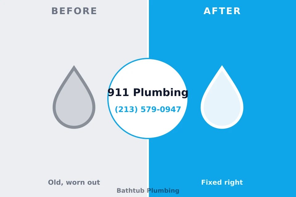Before and after: plumbing repair Lac du Flambeau, WI